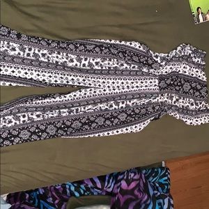 Black & White Romper